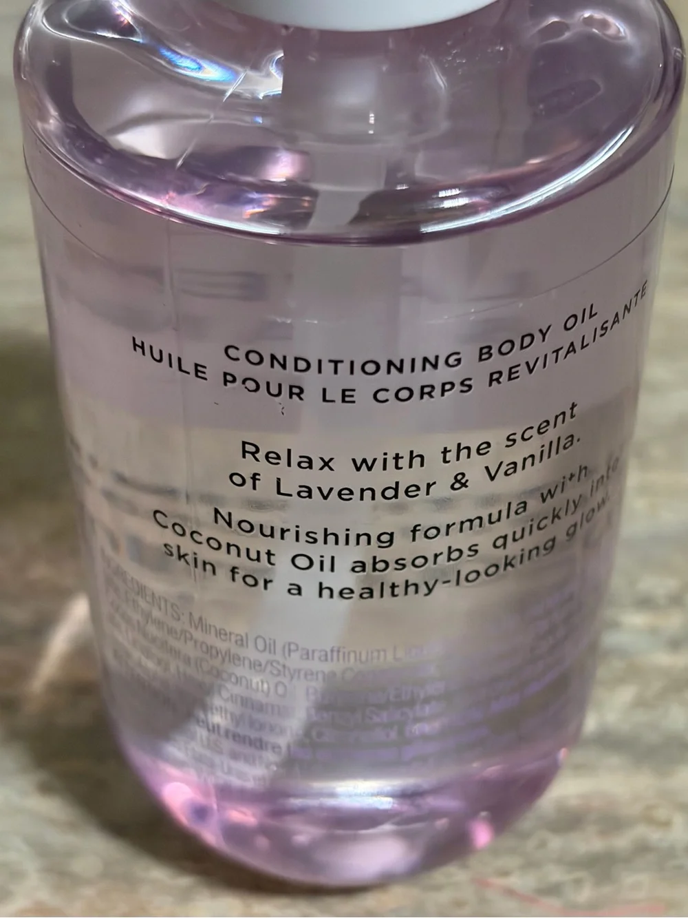 Victoria's Secret Lavender & Vanilla Relax Body Oil